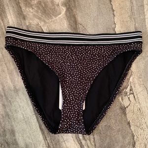 Next Black/White Polka Dot Bikini Bottoms Size XS